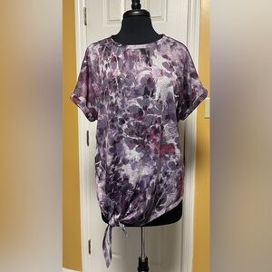 Simply Vera Vera Wang Multicolor Short Sleeve Top